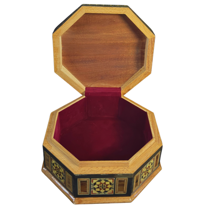 Artisan Damascene Mosaic Box – Mother of Pearl & Timeless Craftsmanship