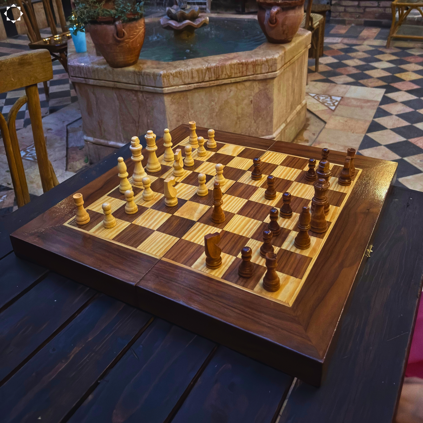 Houten Schaakstukken – Klassiek en Elegant Ontwerp