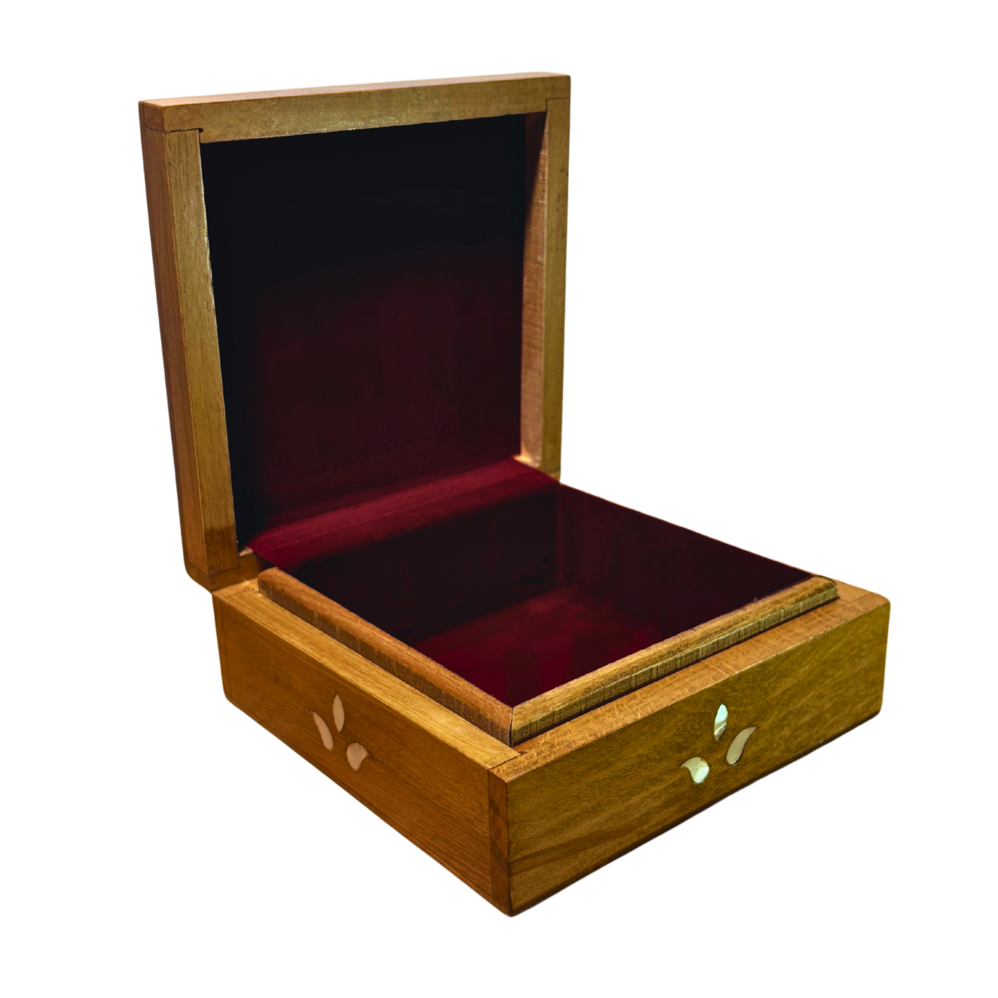 Damasceńska Szkatułka Luksusowa – Masa Perłowa & Aksamit