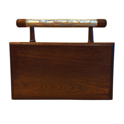 Yasmine – Bolso Damasquino de Lujo con Nácar y Forro de Brocado