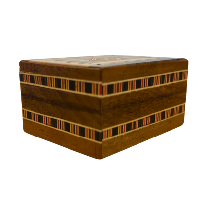 Boîte à Bague en Mosaïque Artisanale de Damas – Art & Velours