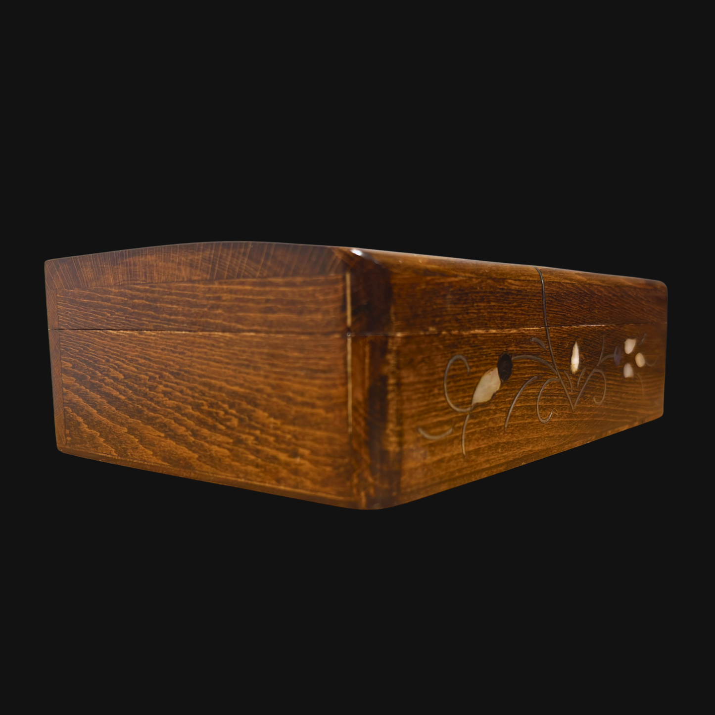 Handgemaakte Luxe Doos uit Damascus – Parelmoer &amp; Fluweel